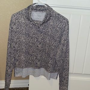 American Eagle XS leopard top